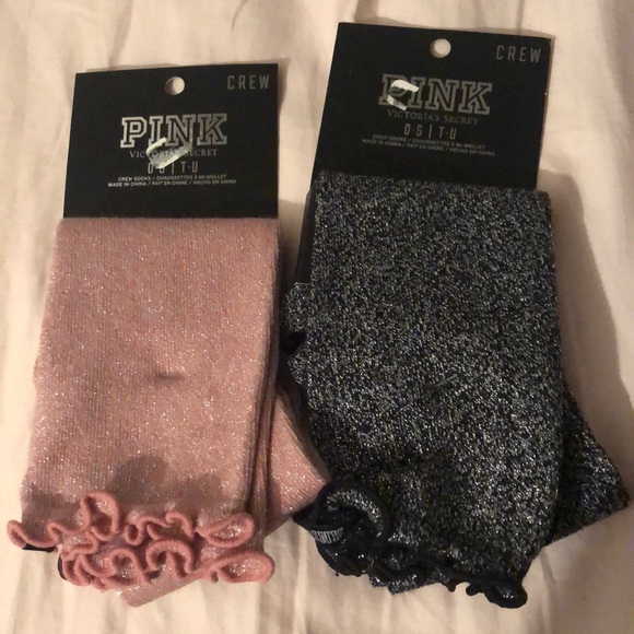 Accessories - NWT PINK Victoria’s Secret socks